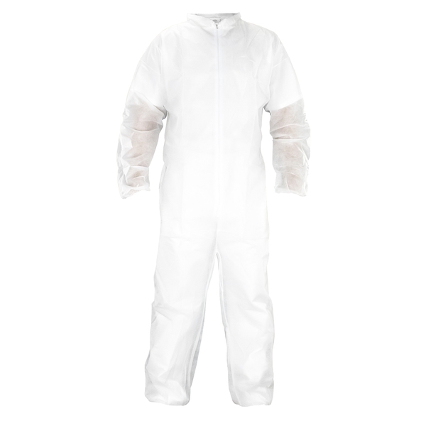 Sas Survival Air Sys Disp. Lightweight Polypropylene Coveralls L 6843